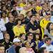 Michigan fans watch quietly from the stands during the second half at Cowboys Stadium in Arlington, Texas on March 29, 2013. Melanie Maxwell I AnnArbor.com
